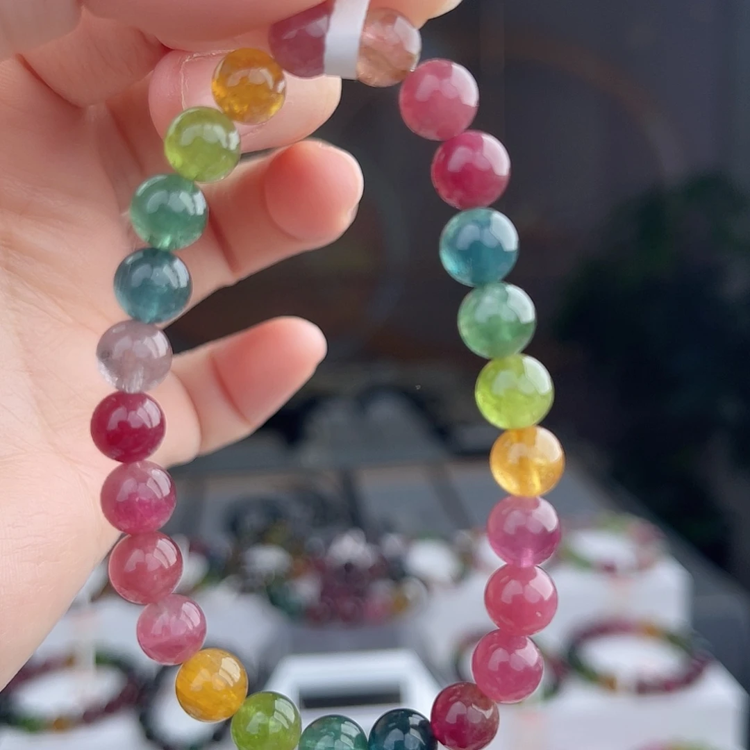 碧玺碧玺7mm未镶嵌