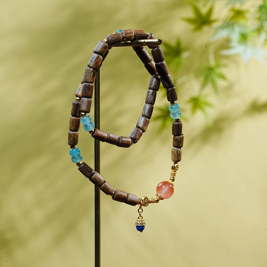 缅甸红油老料DIY手链  9.63g 251009017 A