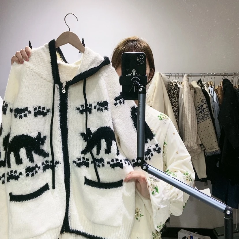 【闪购商品】小猫帽衫