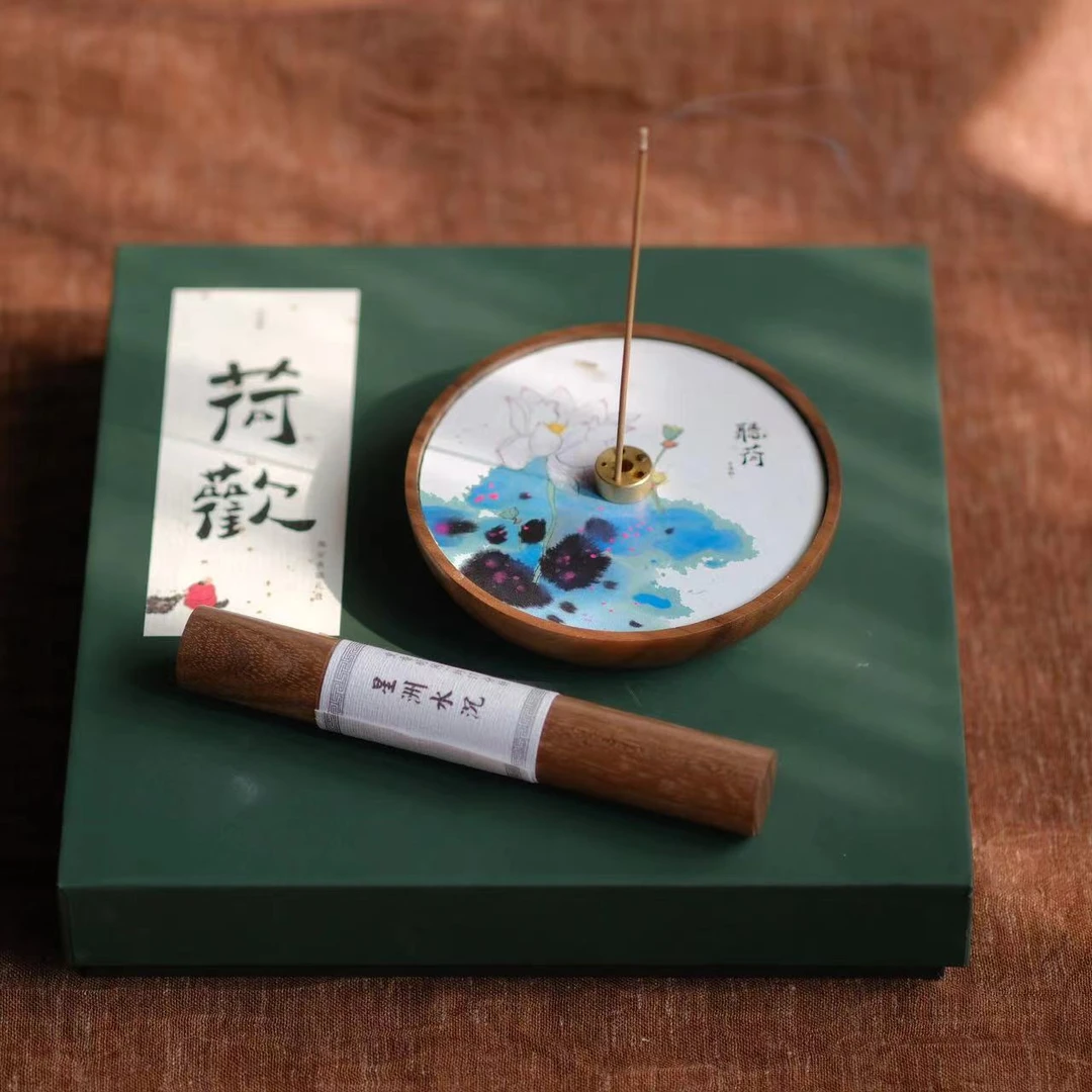 小喜宅 （微瑕）荷欢高定香插礼盒
