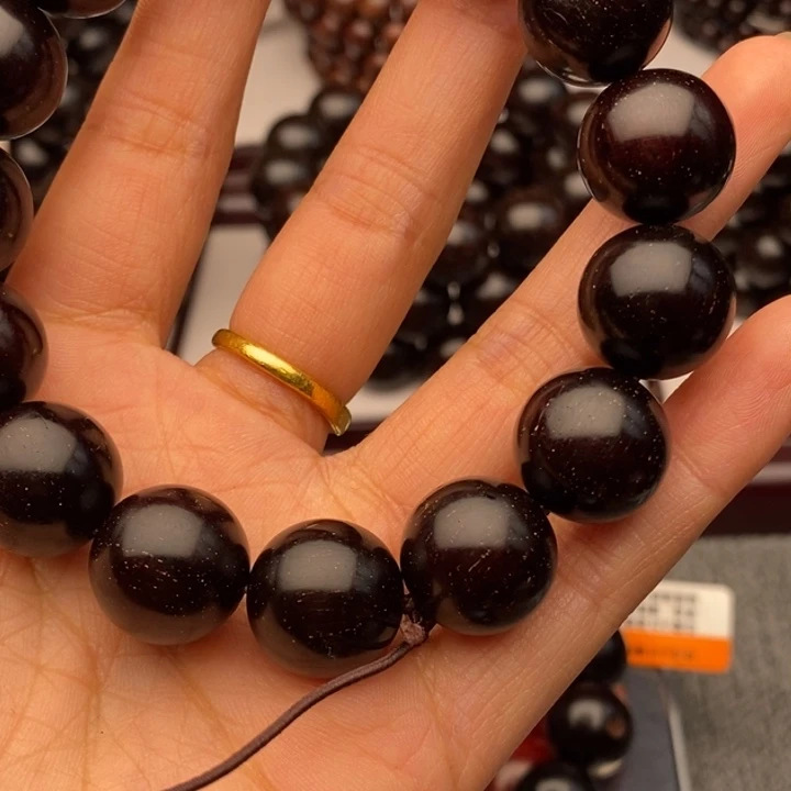 小叶紫檀手串/手链1.5泥料金星瑕疵