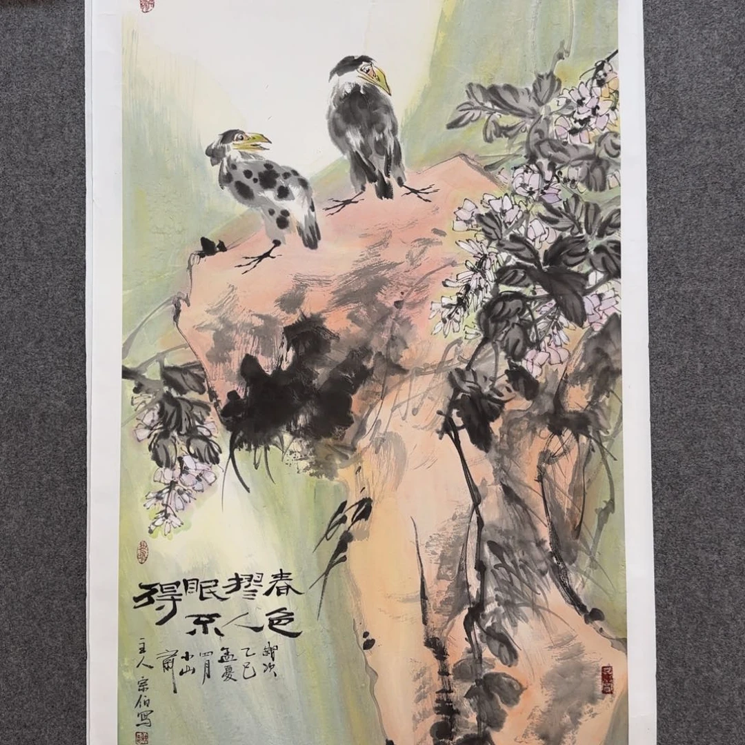 国画谢宗伯老师手绘作品