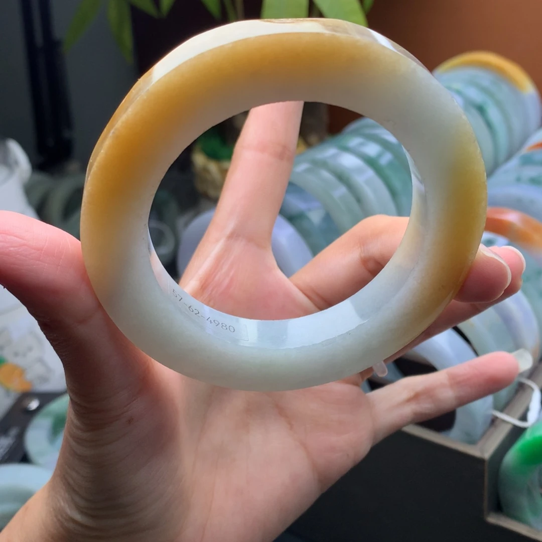 未镶嵌定制手镯定制翡翠定制57-65