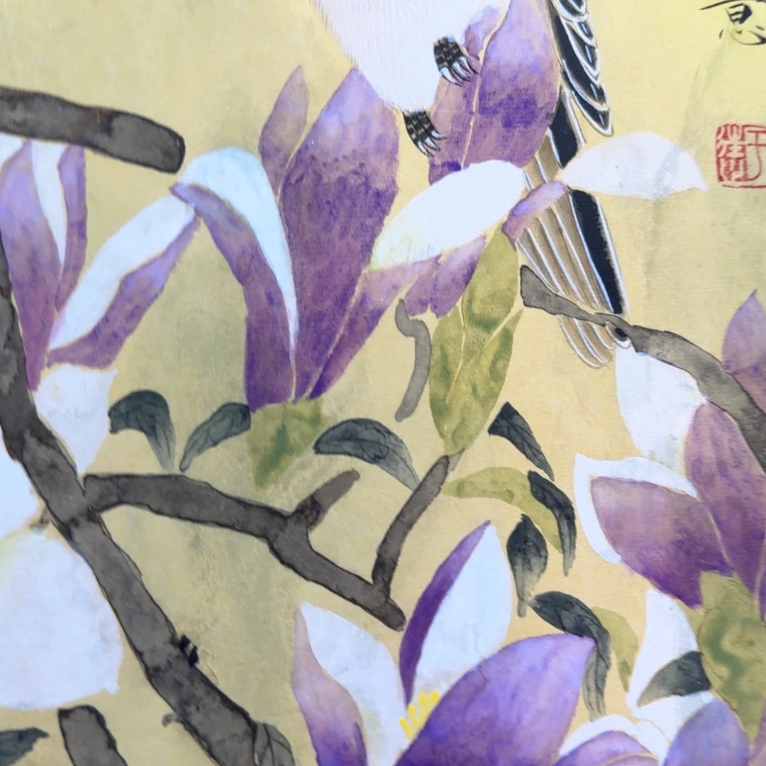 国画国画作品山水花鸟