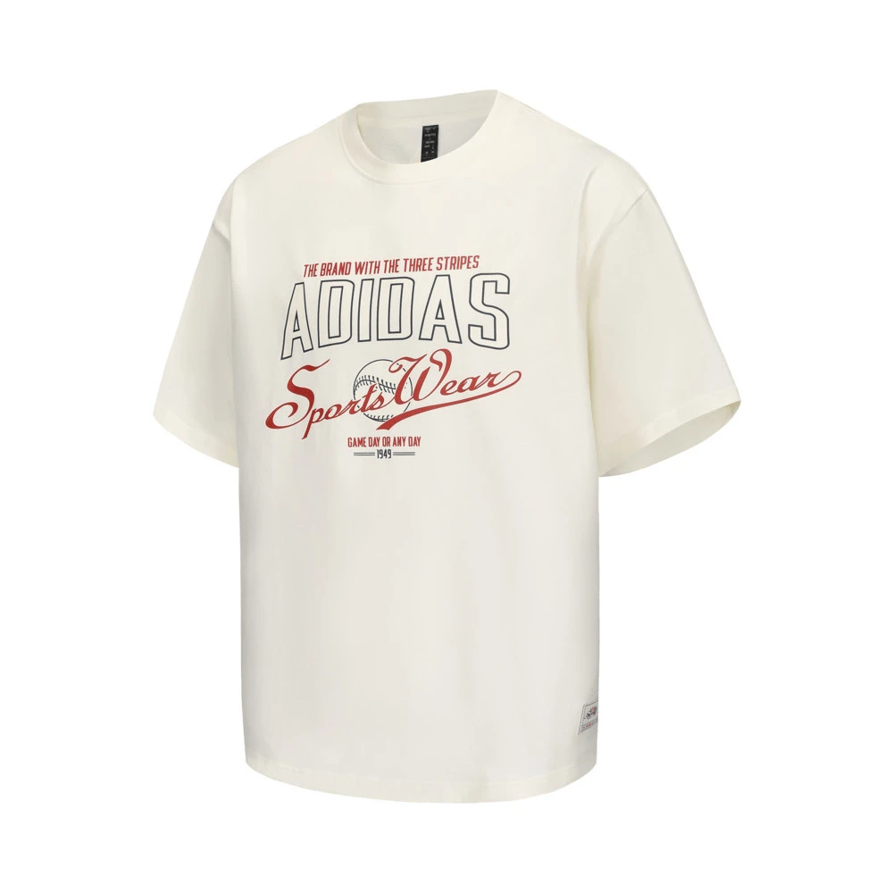 阿迪达斯男子MS ROUND NECK T针织无领T恤JN9472