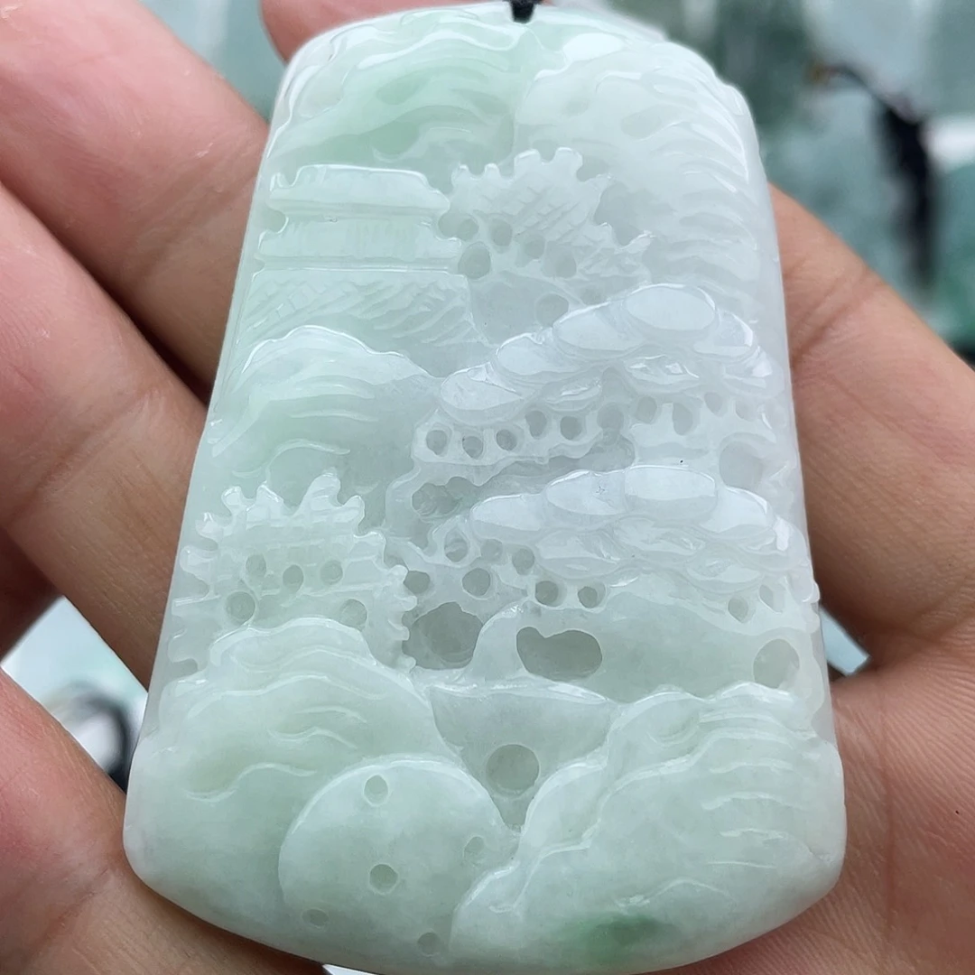 颈饰未镶嵌翡翠翡翠