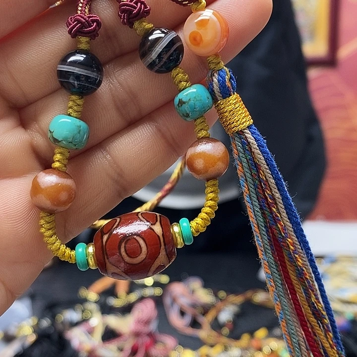 玛瑙/玉髓合金颈饰