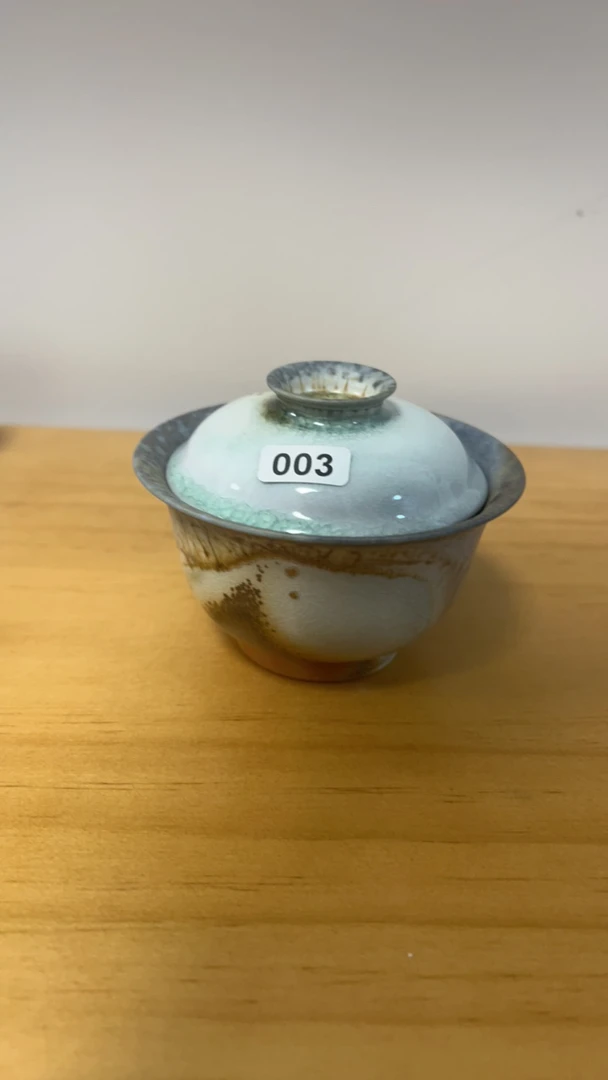 003窑宝柴烧盖碗