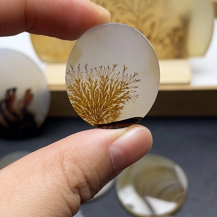 如***戏玛瑙/玉髓未镶嵌颈饰