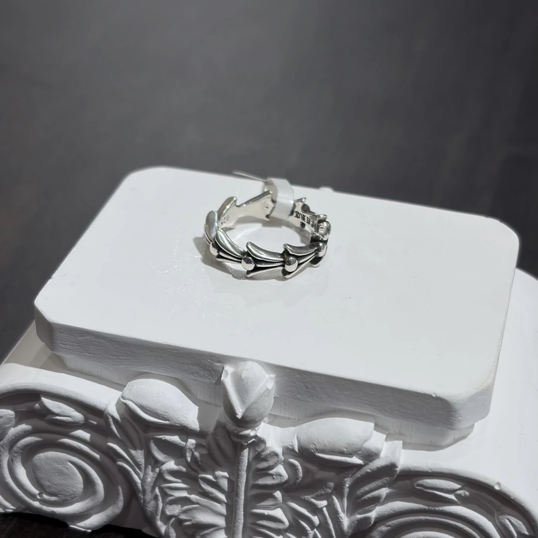 925银戒指 Chrome Hearts 克罗心【中古】鱼骨戒指