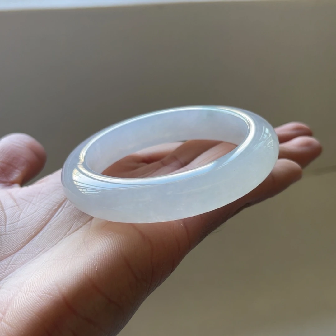 翡翠未镶嵌手镯52.5圈三天鉴赏期