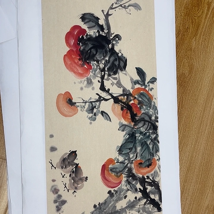 姜奇老师花鸟作品横幅70×25