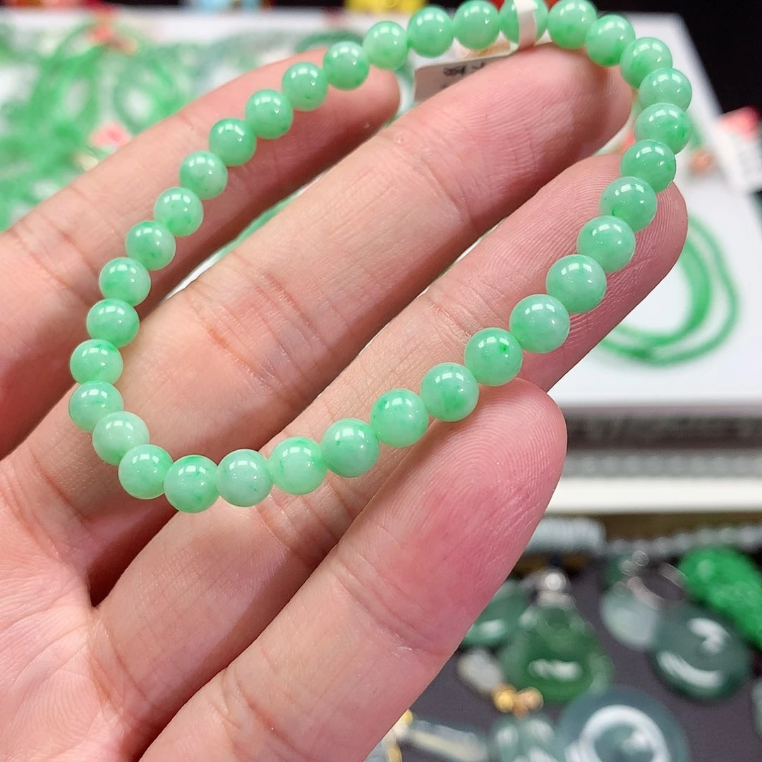 未镶嵌手链翡翠翡翠