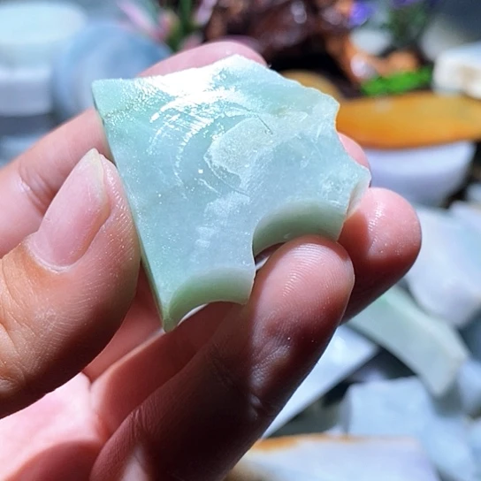散珠翡翠边角料210