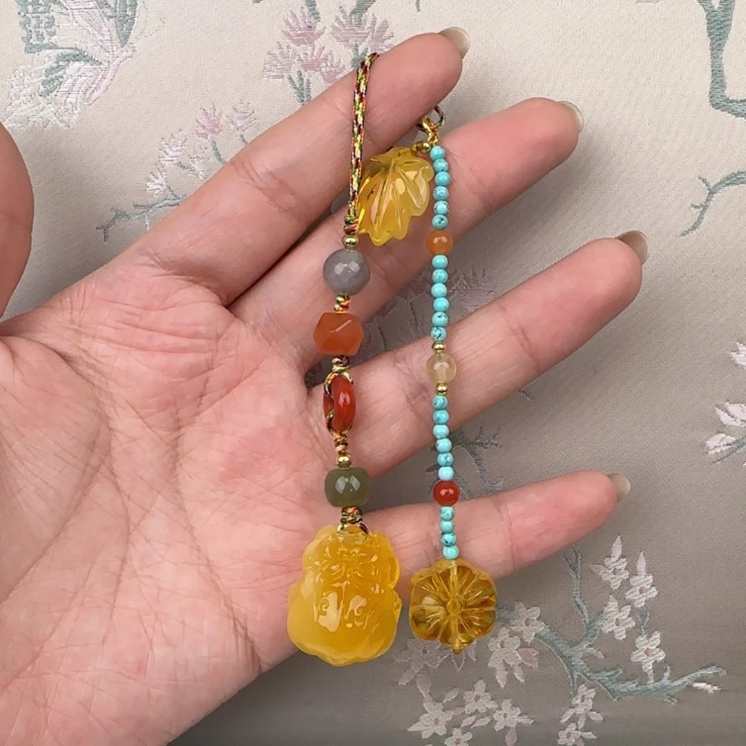 蜜蜡吊坠(赠链)未镶嵌