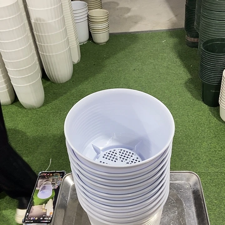 矮陶口18高12.5白色无拖10只