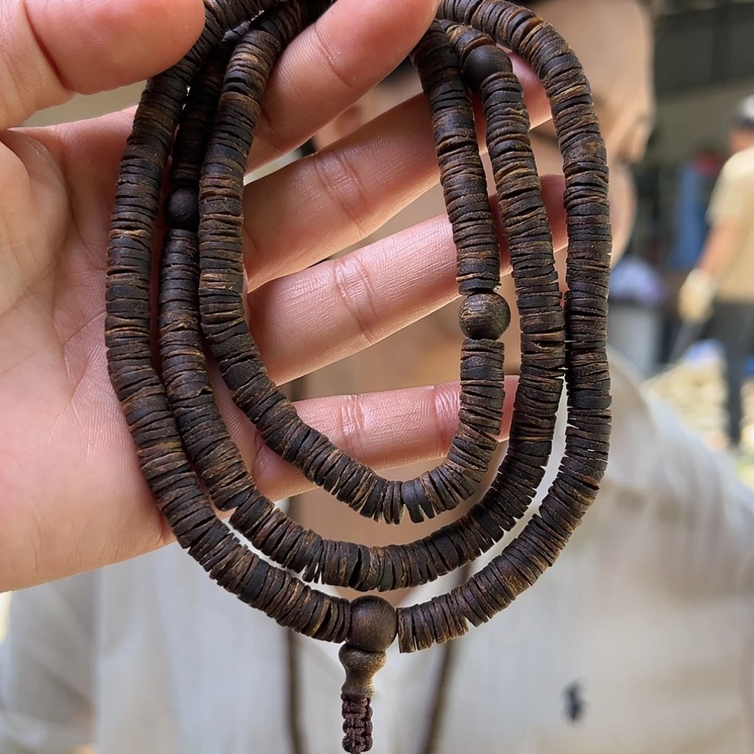 沉香手串海南原母树老白奇金丝蜜结玉化红油糖心沉水皮油0.7-30g