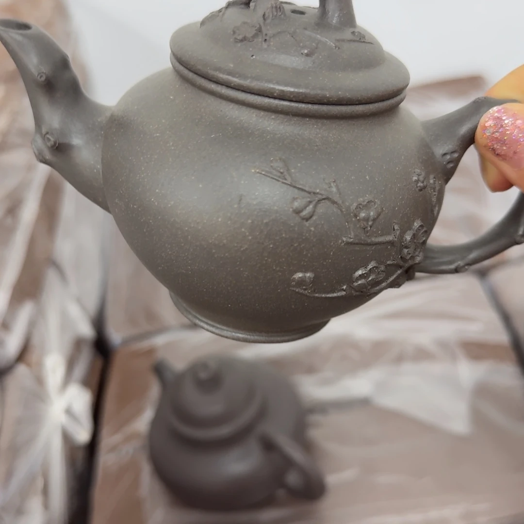 茶壶紫砂宜兴原矿天青