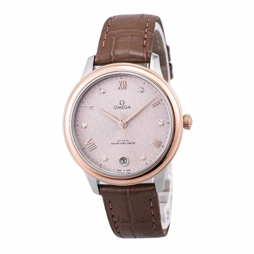 99新 Omega/欧米茄 麦麦女表 蝶飞 新款原钻34mm 23年全套
