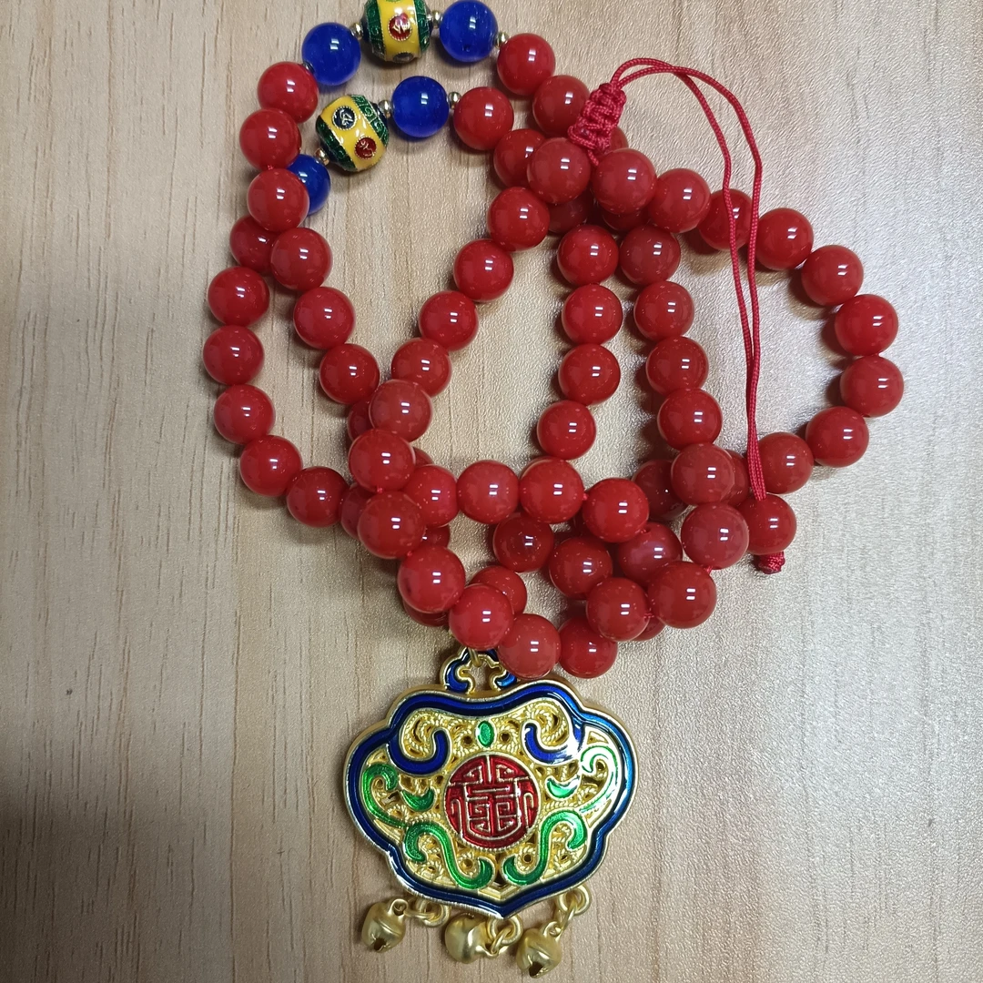 红色平安锁项链多样性发货任意一件