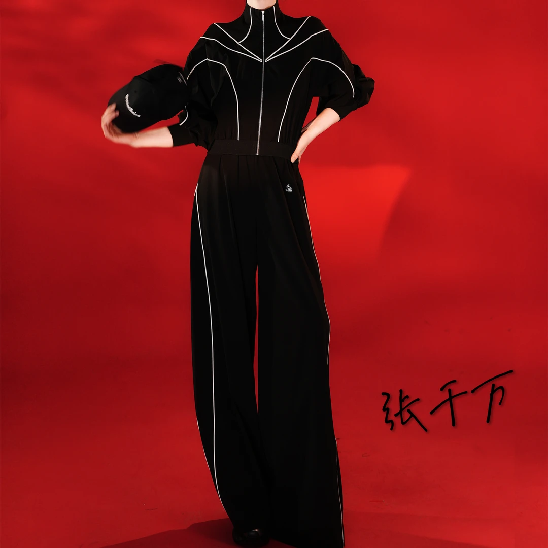 「琉光」SIQI.Z 撞色线条廓形立领夹克 AW24HOOD3