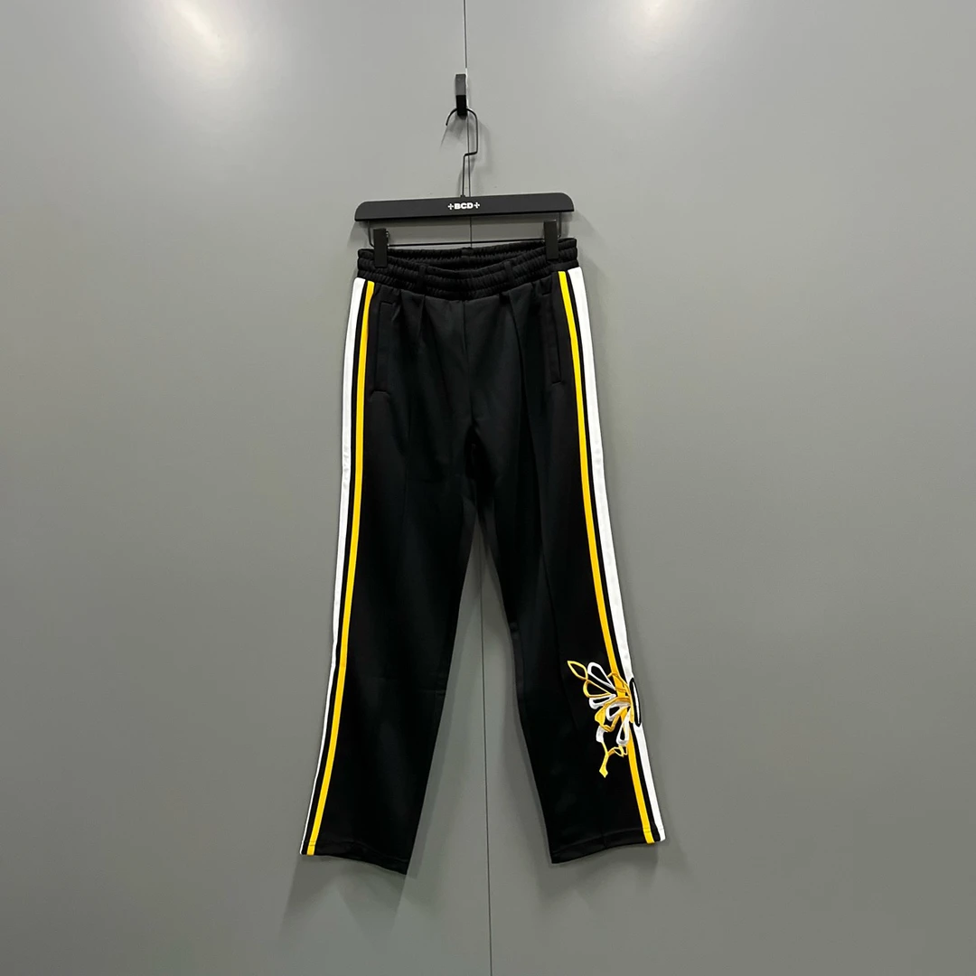 未使用 maje jp904 DMC 黄白条纹蝴蝶长裤 008501