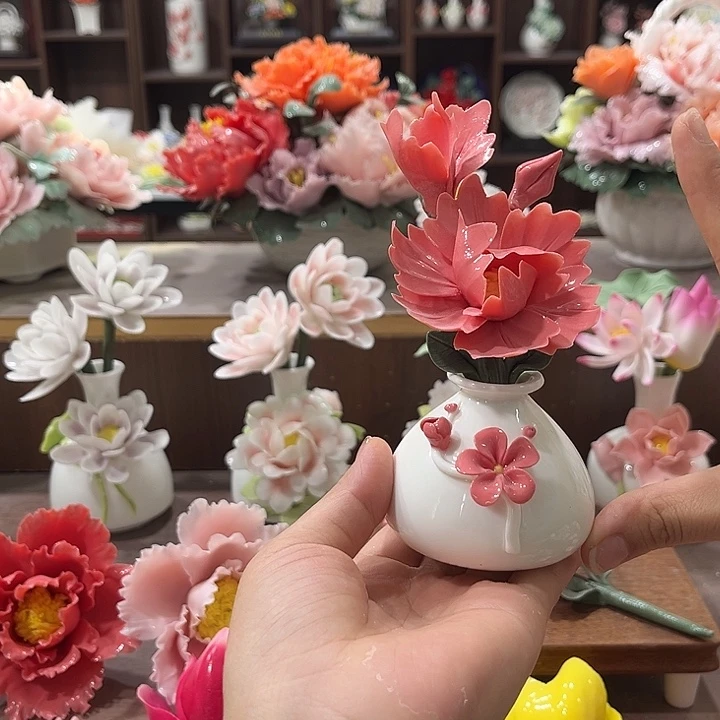 瓷片陶瓷工艺品摆件