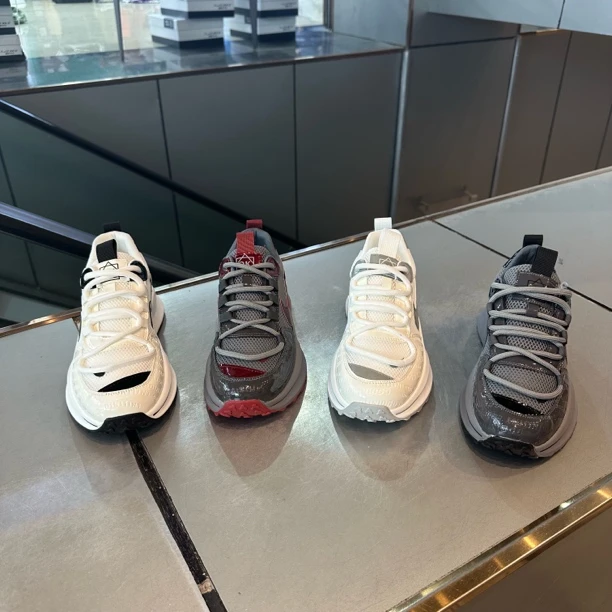 2-1151夏季新款网面拼接透气休闲时尚休闲鞋男士休闲风运动鞋