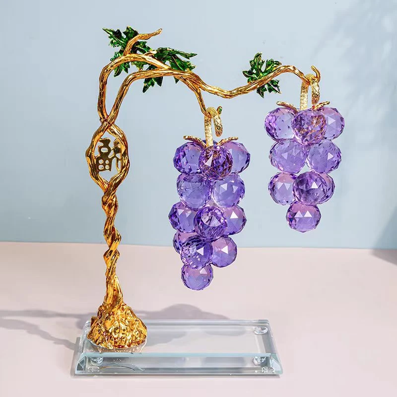 葡萄装饰摆件紫气东来客厅书房样板间居家装饰
