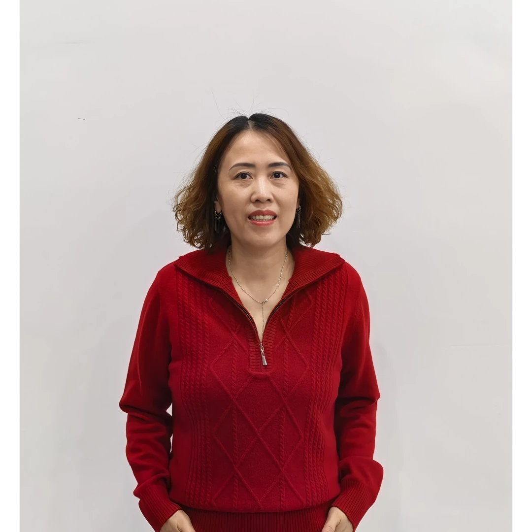 【群意毛衣】922女士半拉链重工毛衣秋冬针织绞花衫时尚厚款立领