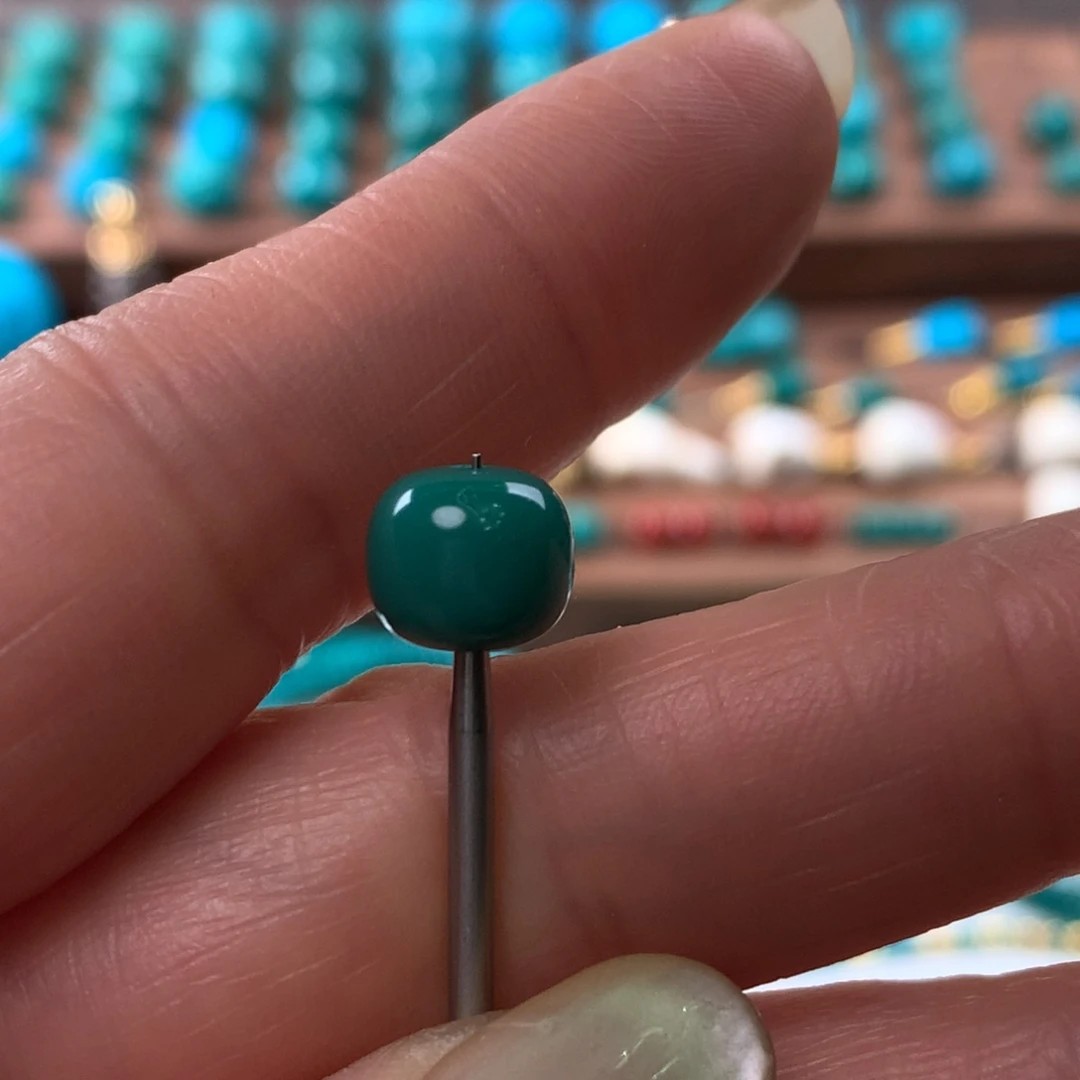 绿松石老型8.8直径未镶嵌高*大