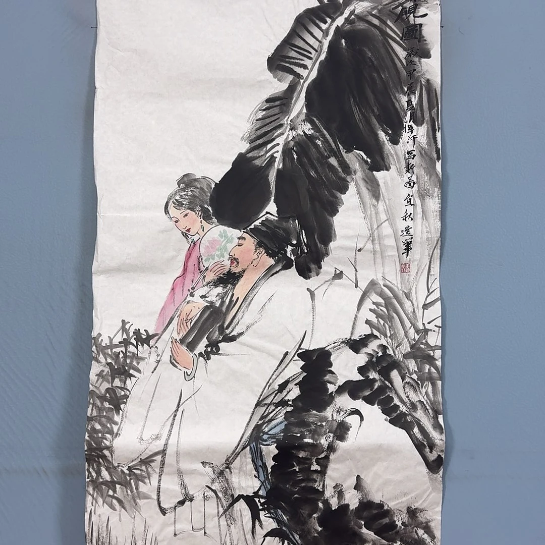 国画489 牡丹一如您的脸颊