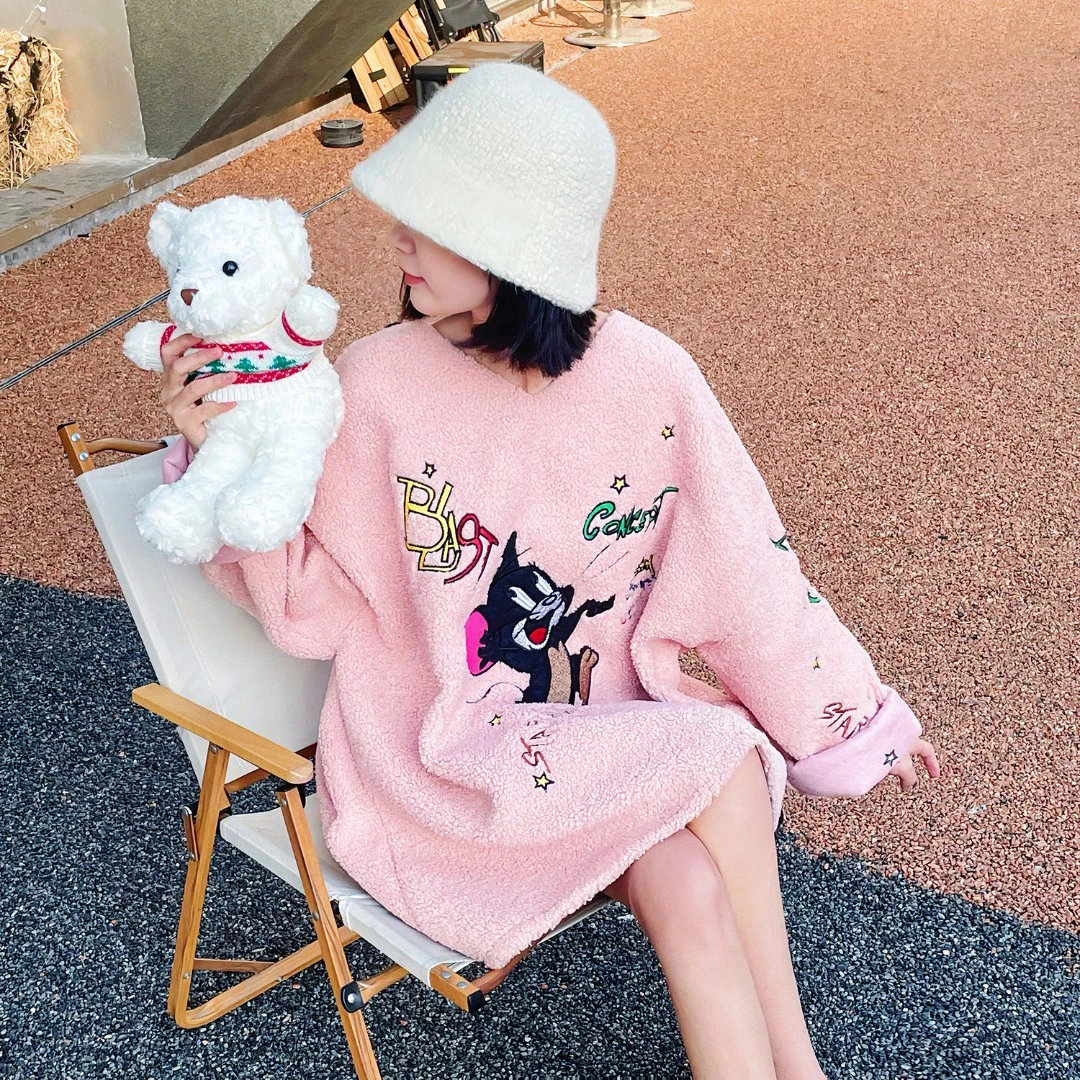 毛衣复古小众设计感气质卫衣女 0002