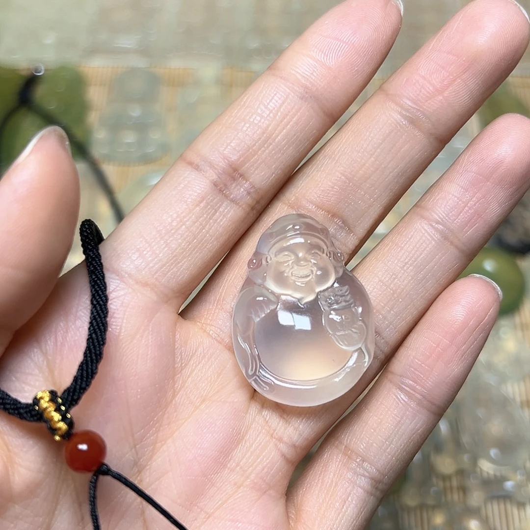 蛇纹石玉颈饰未镶嵌对***_