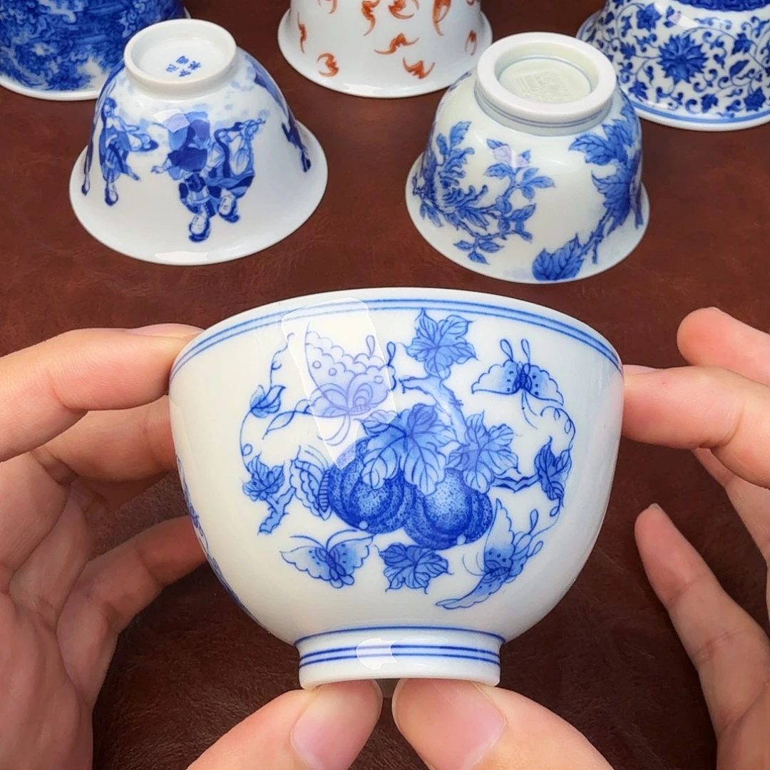现代景德镇全手工全手绘茶具
