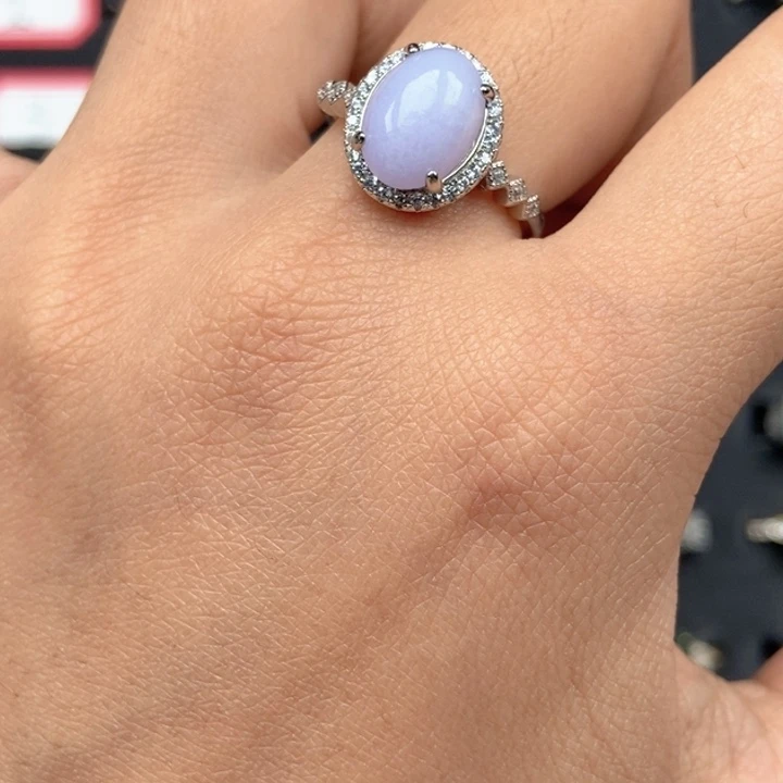 翡翠未镶嵌戒指戒指