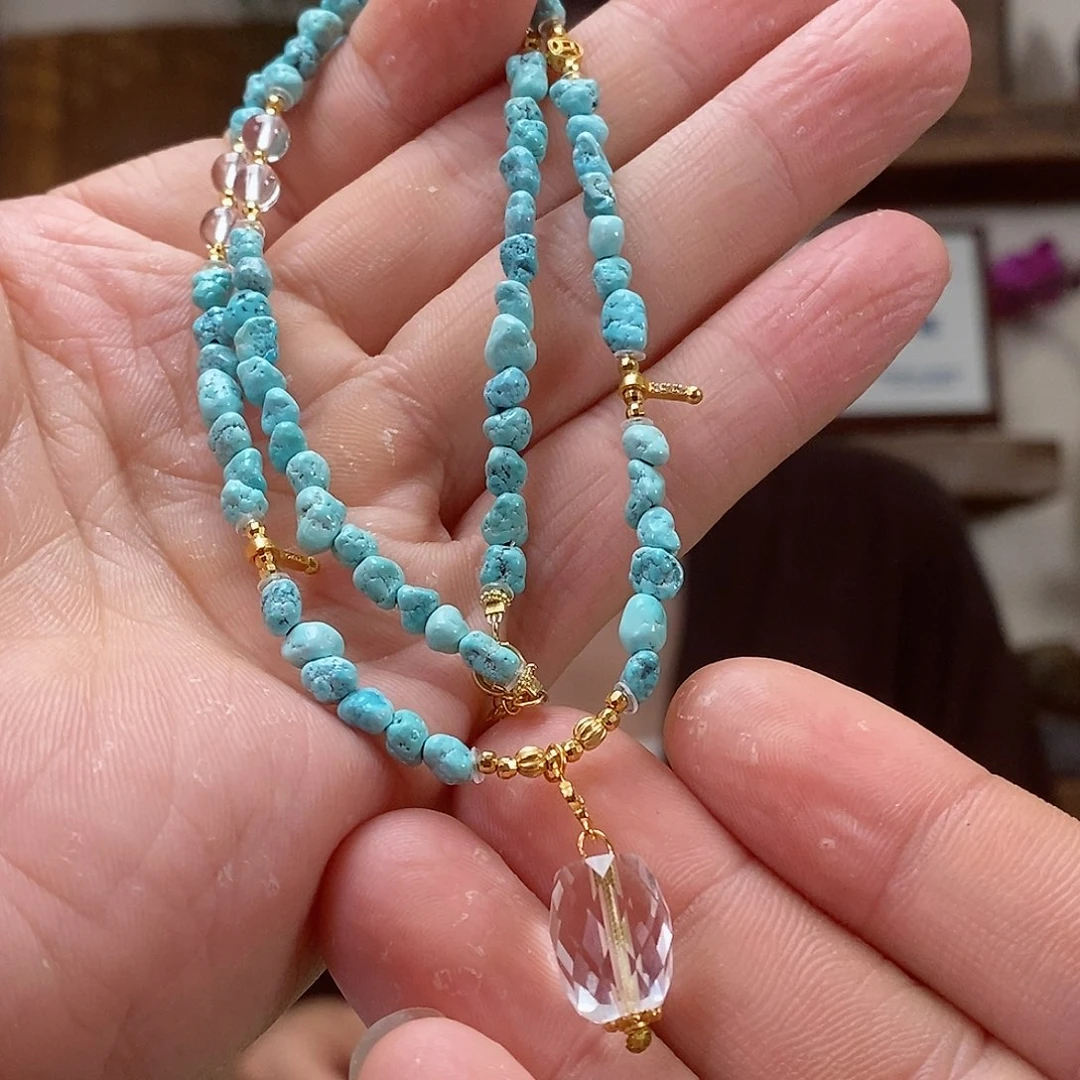 银S925镶嵌绿松石珠宝奇石