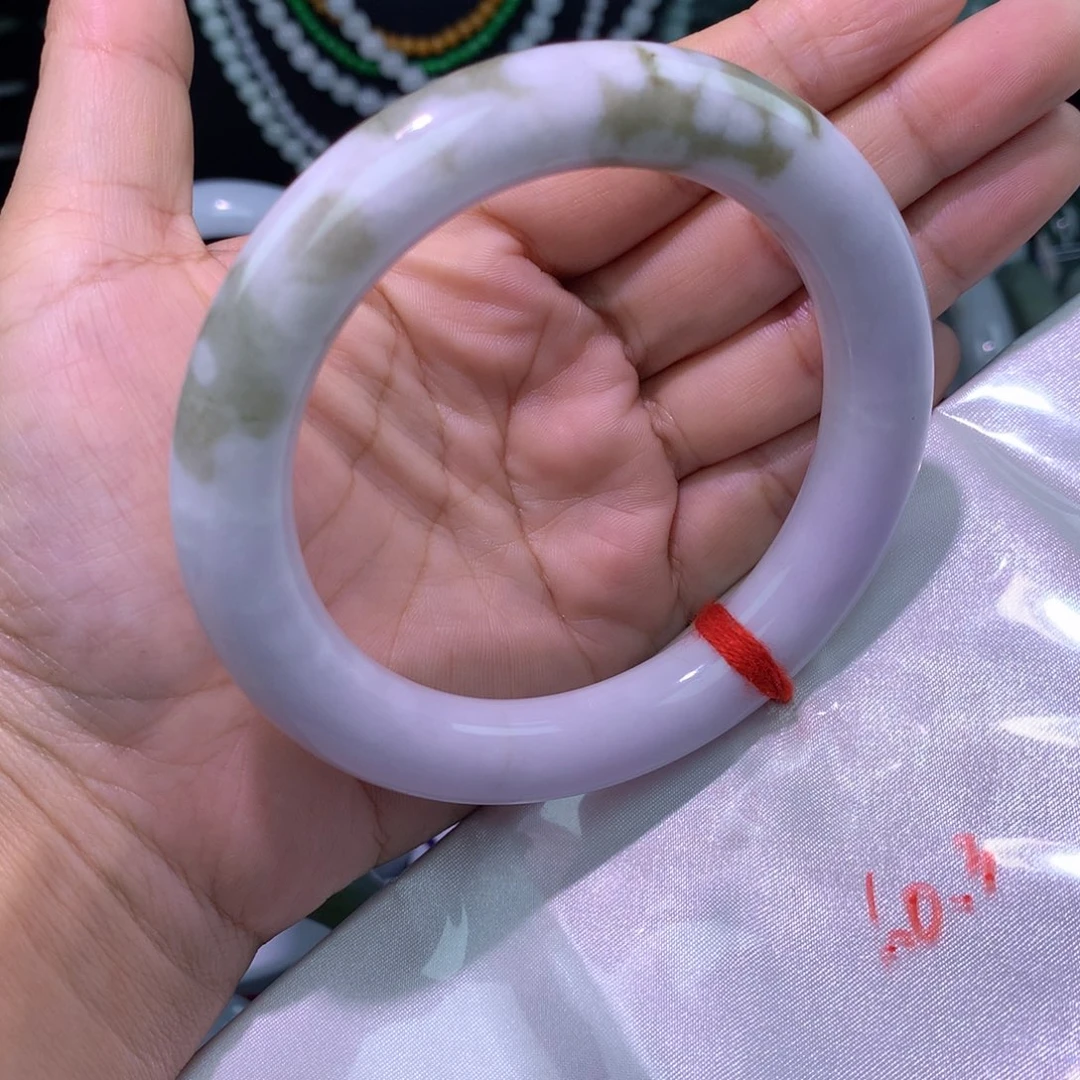 定制翡翠未镶嵌手镯61圆条