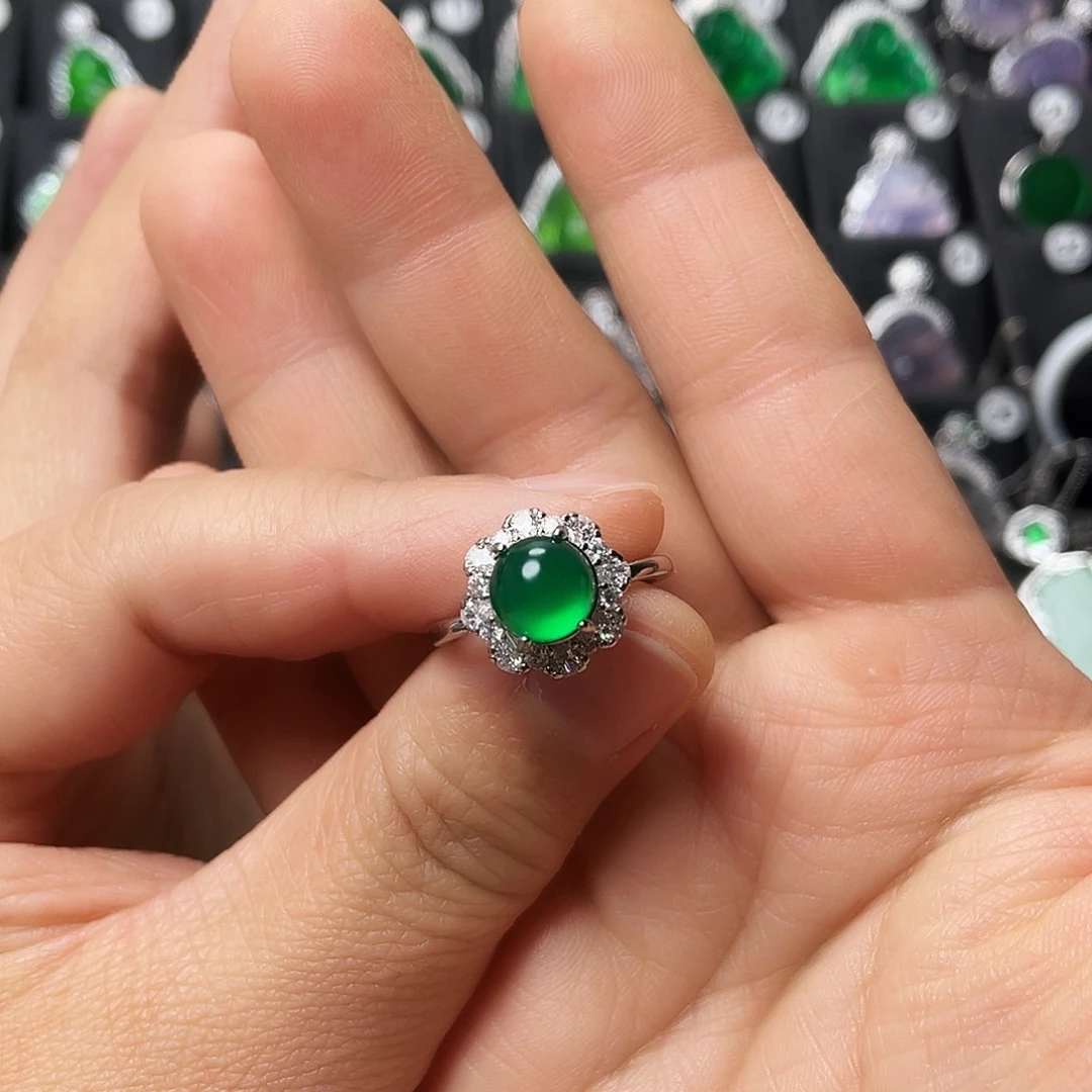 玛瑙/玉髓合金戒指