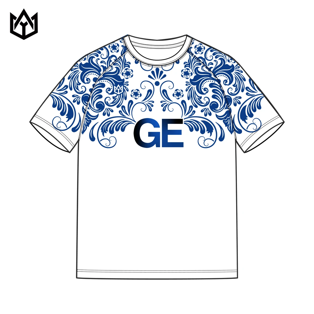 盖尔体育数码印团购定制T恤休闲夏日穿搭速干潮流时尚男女款短袖