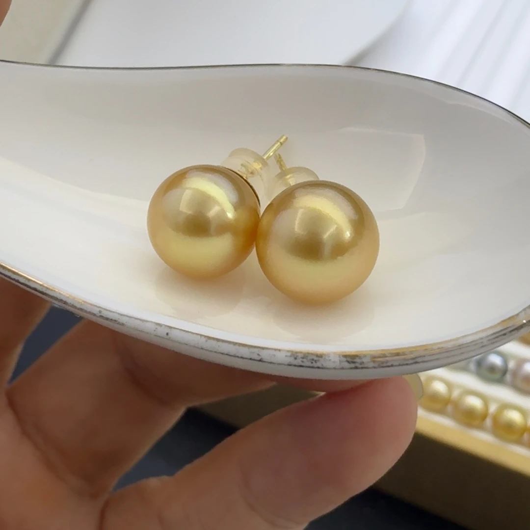 未镶嵌海水珍珠耳饰