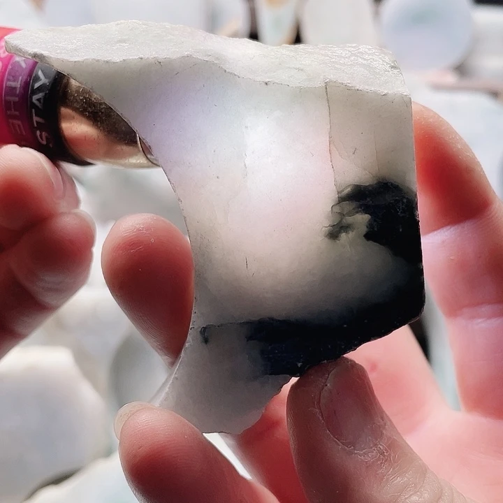 翡翠裸石翡翠片料