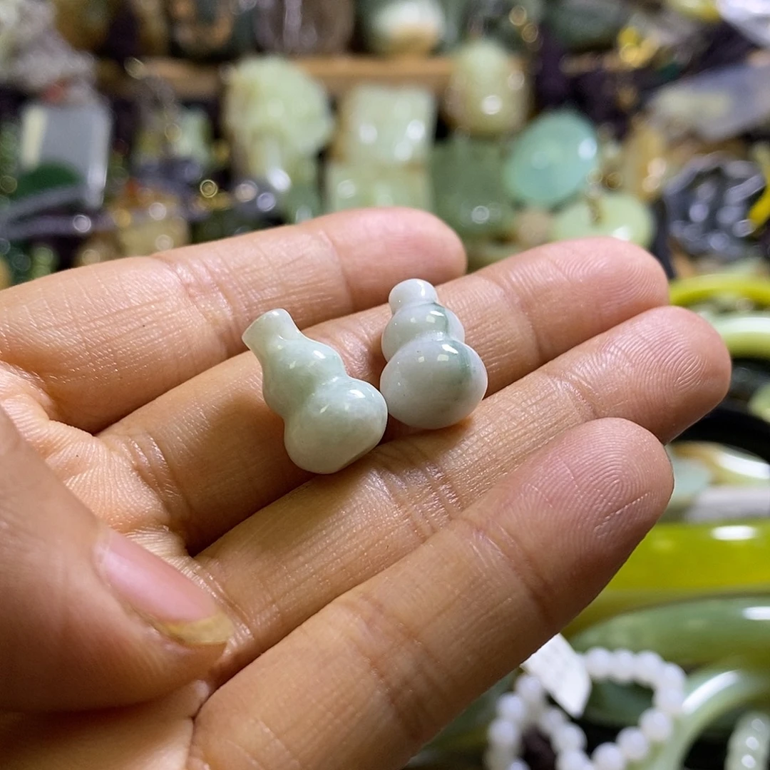 未镶嵌翡翠耳饰耳环
