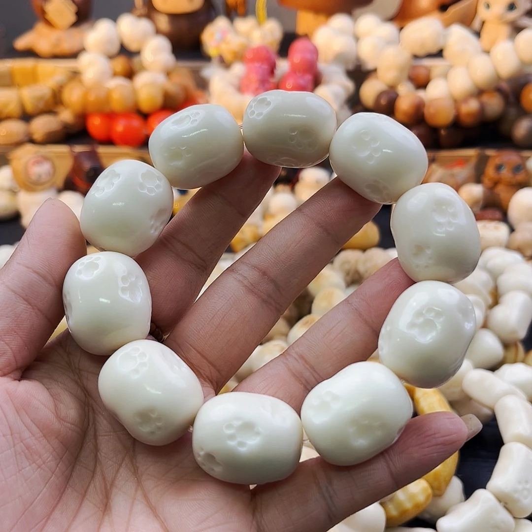 手串菩提根/象牙果猫爪桶珠