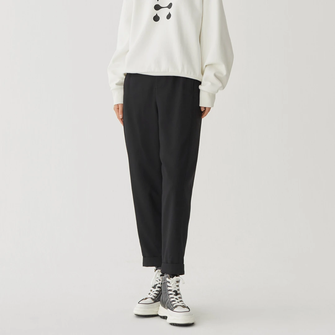 【心心精选】AUM羊毛黑色修身都市休闲通勤聚会百搭女式