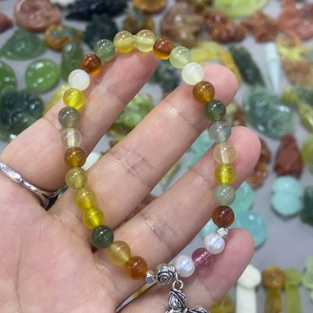 蛇纹石玉未镶嵌手串