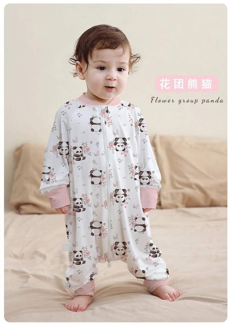 春夏女宝纯棉睡袋