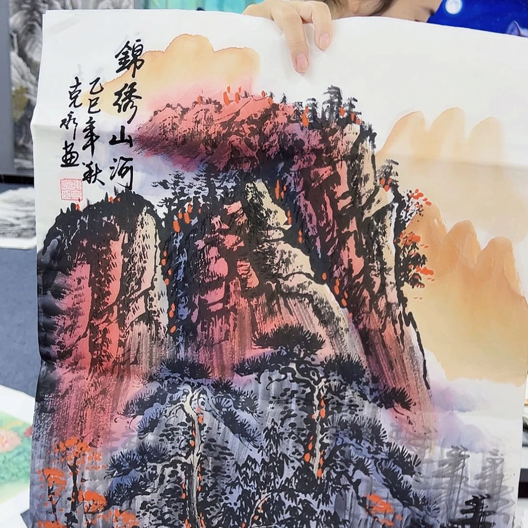 国画事事顺心如意万事如意