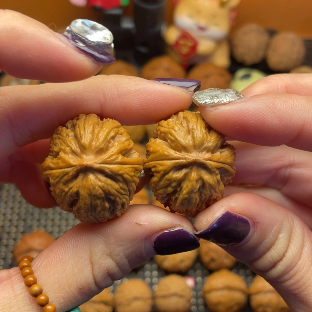 吊坠文玩核桃29尺全品粗筋元宝0006