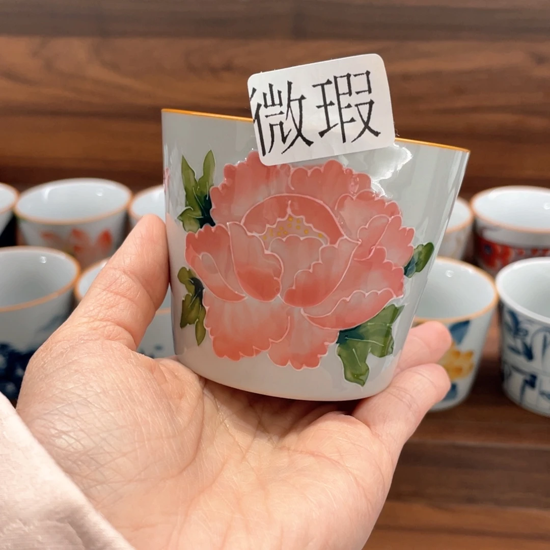 微瑕釉下彩纯手绘